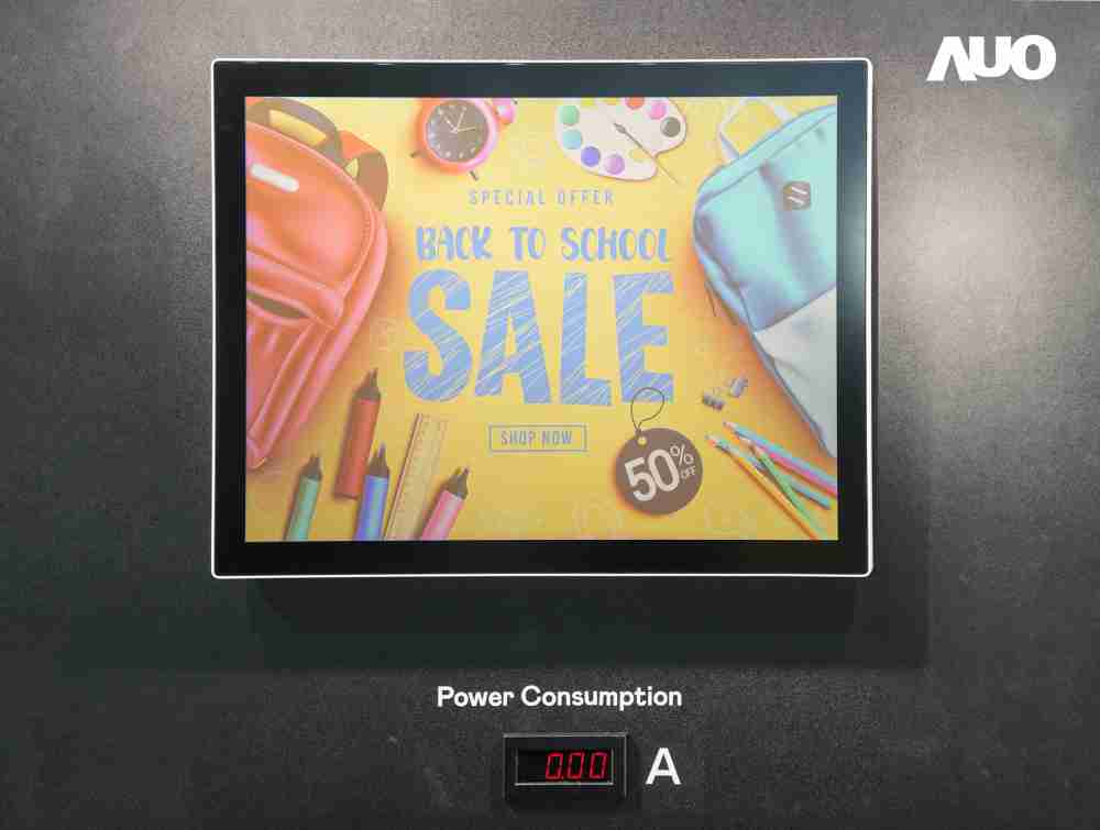 杏悦2展示胆固醇液晶超低耗能户外全彩显示器，，，ChLC（胆固醇液晶）以双稳态技术使静态显示零功耗，，，，具省电、、高彩度、、、环保的特性，，，还整合软硬件系统解决方案，，，，可透过单一云端平台管理